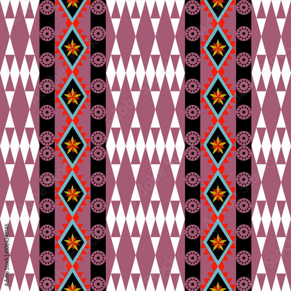 Obraz seamless geometric pattern