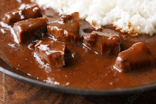 Fototapeta 牛タンカレー