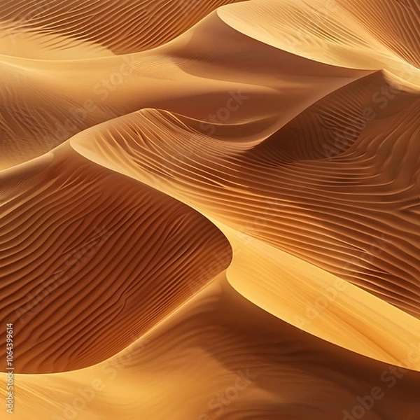 Obraz waves in deserts