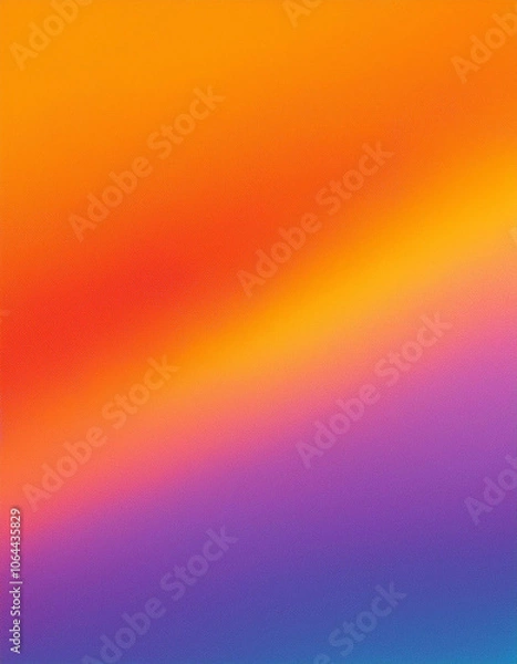 Fototapeta Abstract Gradient Background in Orange, Yellow,