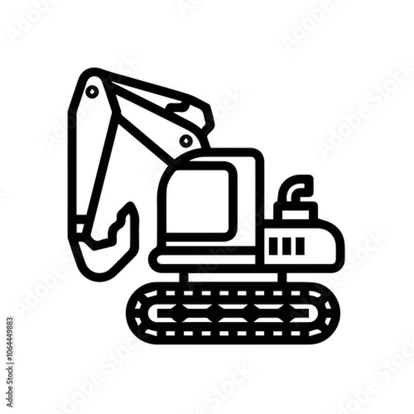 Obraz Truck icon symbol vector illustration