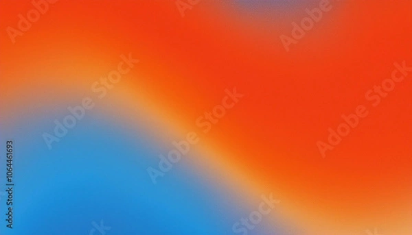 Fototapeta Abstract Gradient Background with Orange and Blue