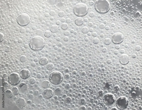 Obraz fizzy bubbly soda liquid foam carbonation texture closeup macro background