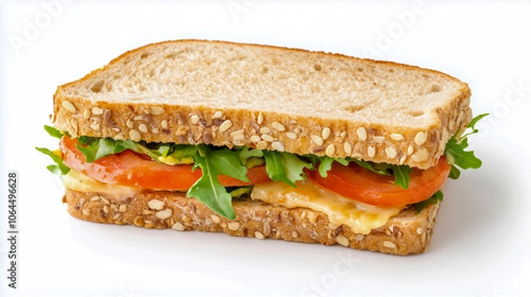 Fototapeta Vegetables sandwich.