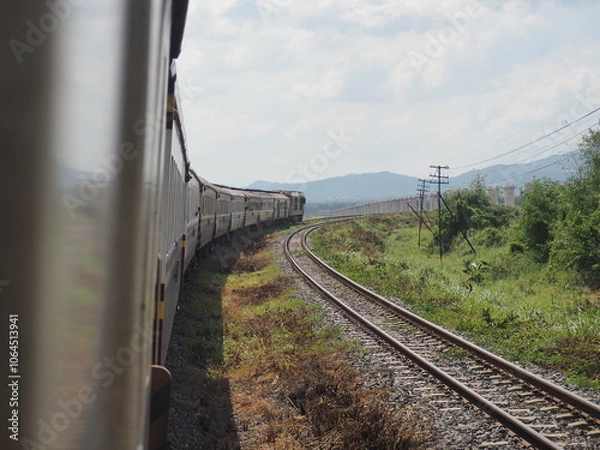 Obraz railway in the countryside