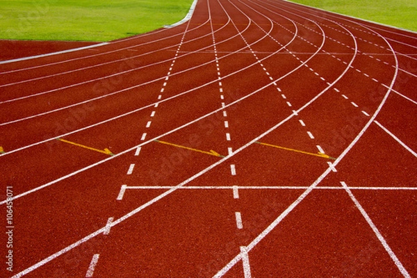Fototapeta Running track