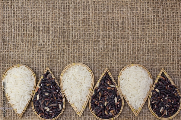 Obraz Thai's premium rice background