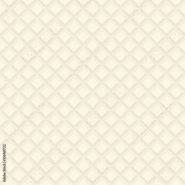 Fototapeta Seamless vector light background. Modern volume geometric pattern with repeating shapes