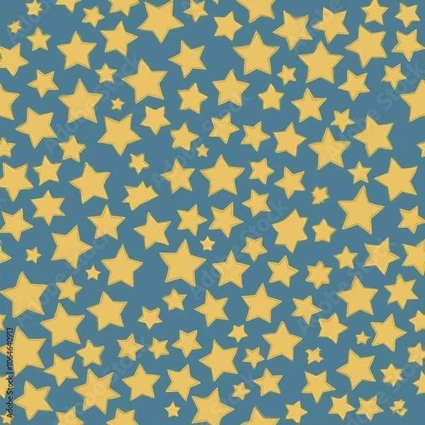 Fototapeta 다양한 별 패턴의 배경 일러스트
(Background illustration with various star patterns)