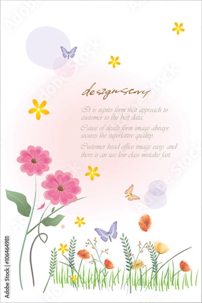 Obraz 배경 일러스트