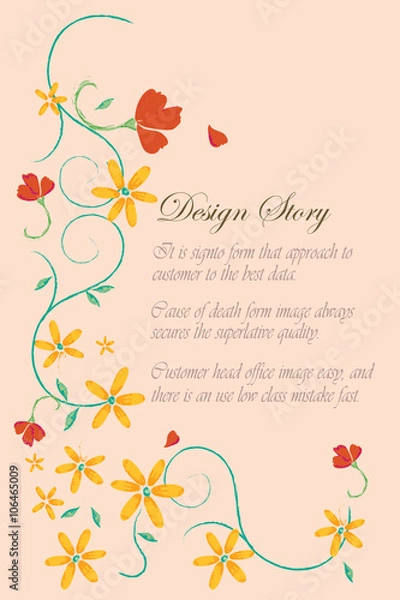 Obraz 배경 일러스트