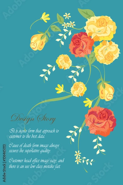 Obraz 배경 일러스트