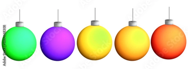 Obraz Christmas balls