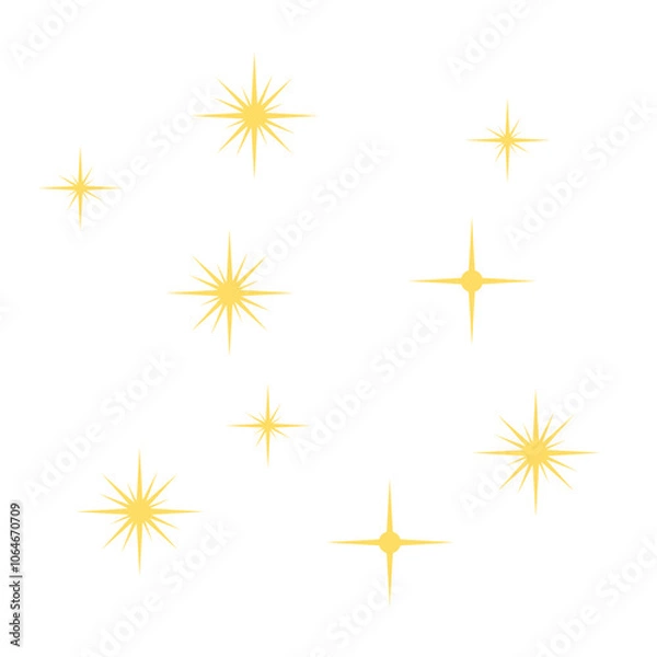 Fototapeta Aesthetic Sparkle Element