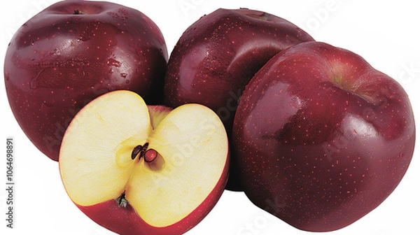 Obraz Red Delicious Apple: A Jewel in the Orchard - Unveiling Its Rich History, Exquisite Taste, Nutritional Benefits, and Versatile Uses in Culinary Delights and Beyond