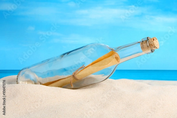 Fototapeta Wiadomość w butelce