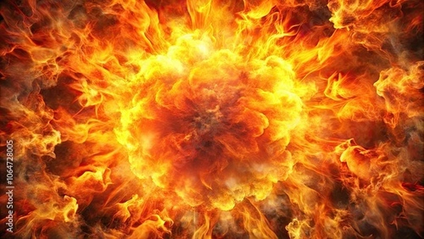 Obraz Explosion fire abstract background texture, explosion, fire, abstract, background, texture, inferno, burst, flames, blazing