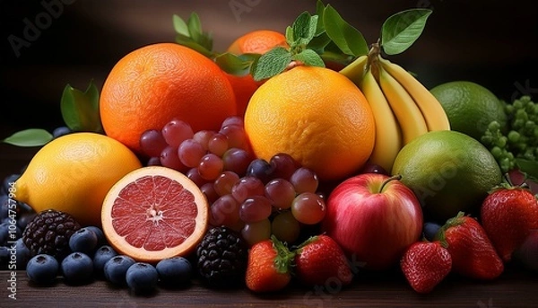 Obraz Fresh Fruits From Harvest