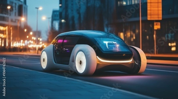Fototapeta potential for public policy to encourage the adoption of autonomous vehicles.