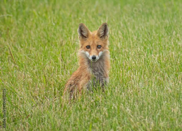 Obraz fox in the grass