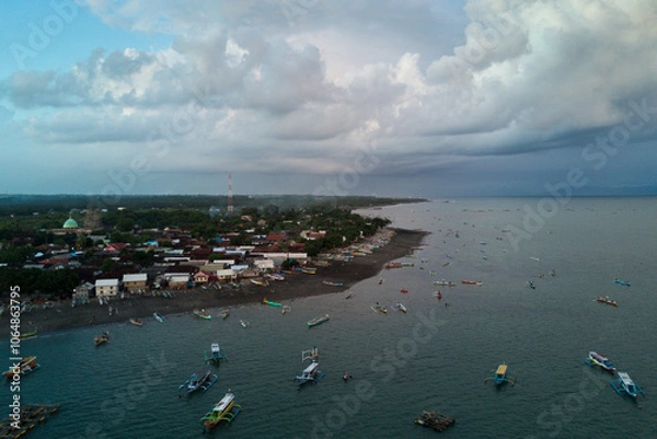 Fototapeta view from the beach