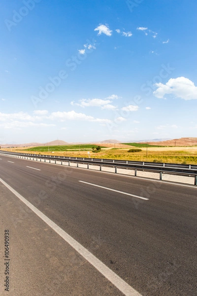 Obraz Highway on a sunny day with a nice background