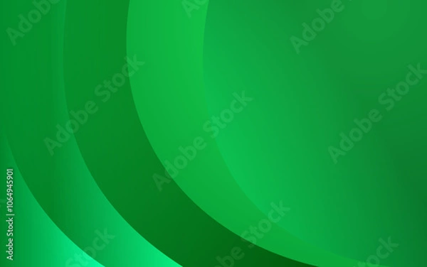 Fototapeta Abstract green background with circles