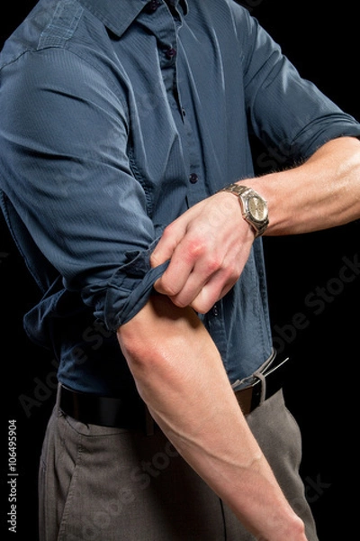 Fototapeta Rolling up Sleeves