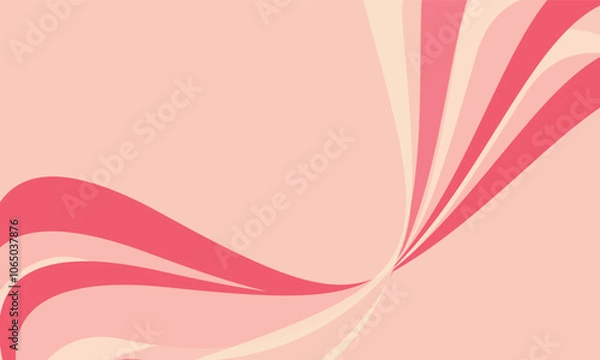 Obraz Abstract splash simple geometric background. Pink pastel color geometry shapes banner for business.
