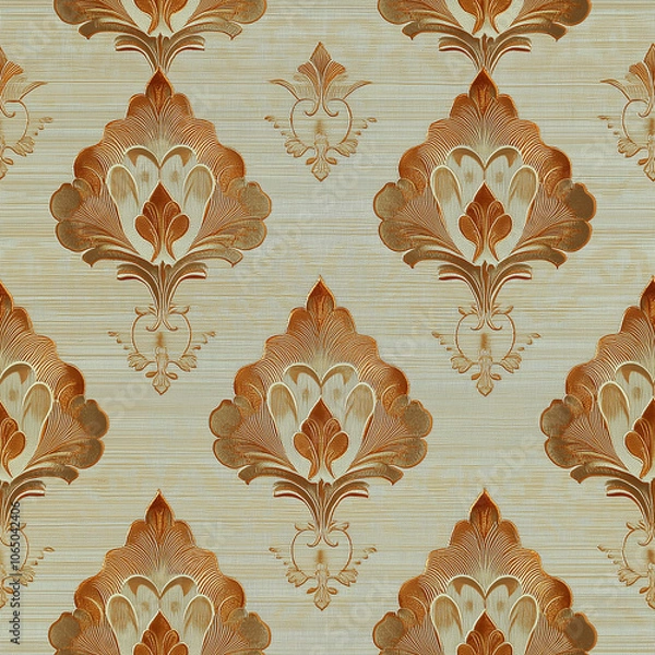 Fototapeta ikat seamless pattern