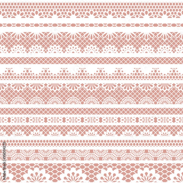Fototapeta Lace seamless pattern 