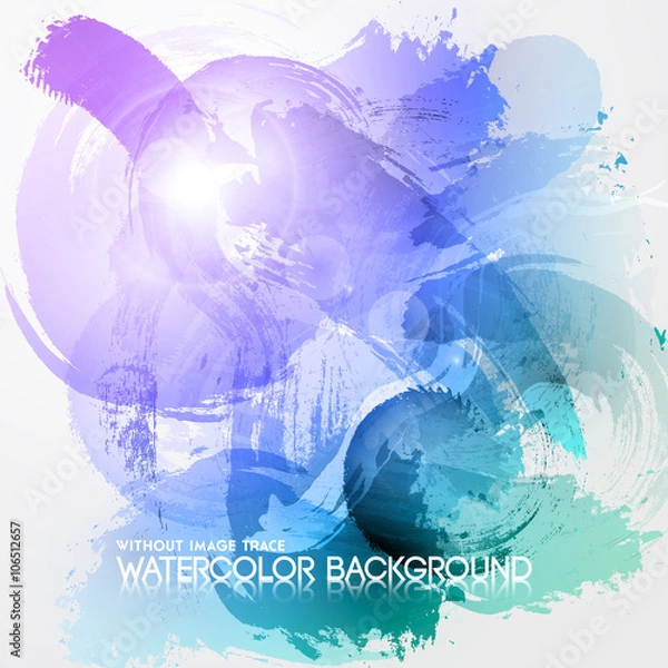 Fototapeta Abstract Watercolor background