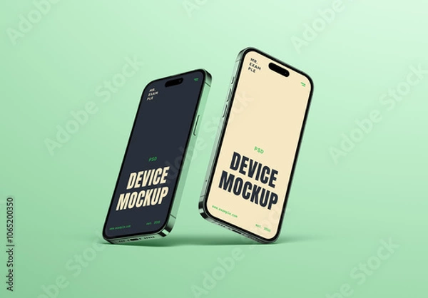 Fototapeta Two Phone Pro Mockups