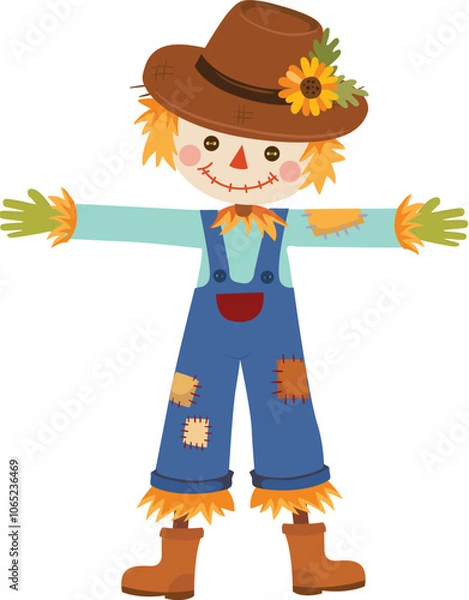 Fototapeta Fall, Autumn, Scarecrow