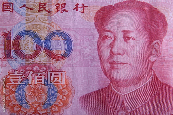 Obraz Chinese currency 100 yuan