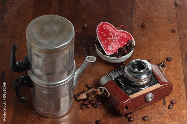 Obraz coffee and love