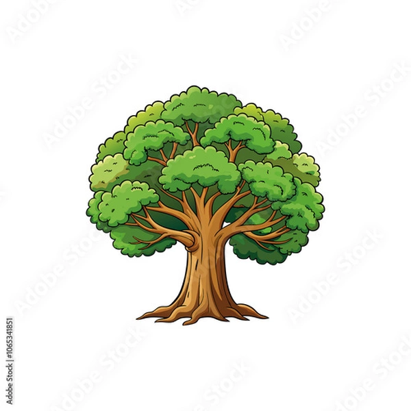 Fototapeta tree isolated on white