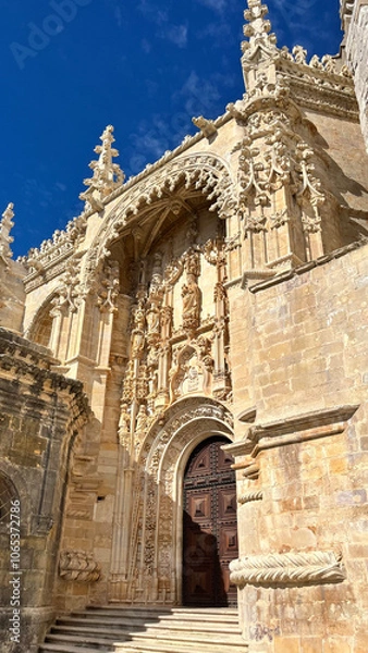 Obraz ancient castle in the city of Tomar