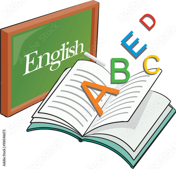 Fototapeta 학원 학교 일러스트