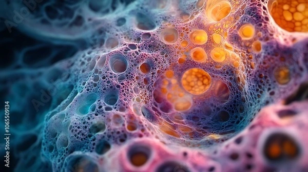 Fototapeta Explore the mesmerizing world of fractal patterns in digital art