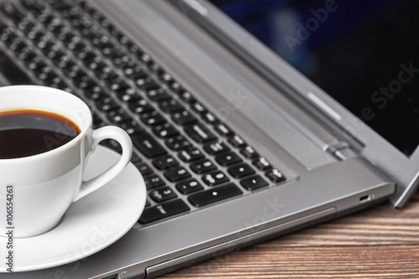 Fototapeta Office desk table