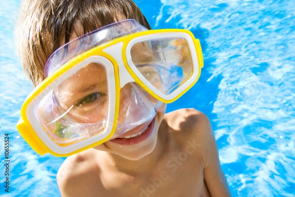 Fototapeta basen i maska