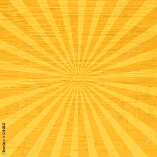 Fototapeta Radial comics vector Retro background