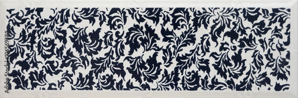 Fototapeta leaf pattern tile