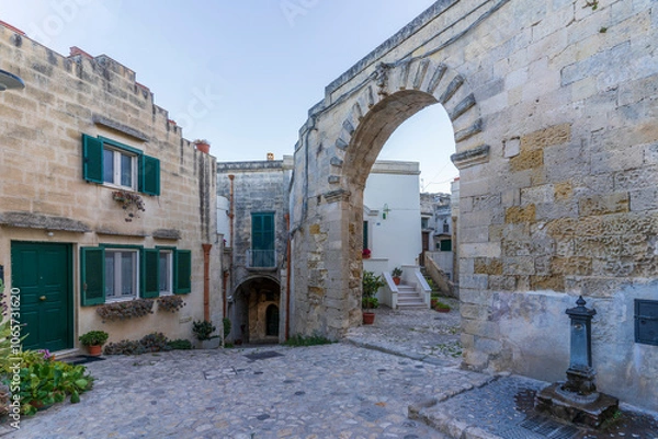 Obraz Matera old town view in Italy
