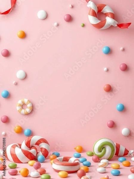 Fototapeta candy background