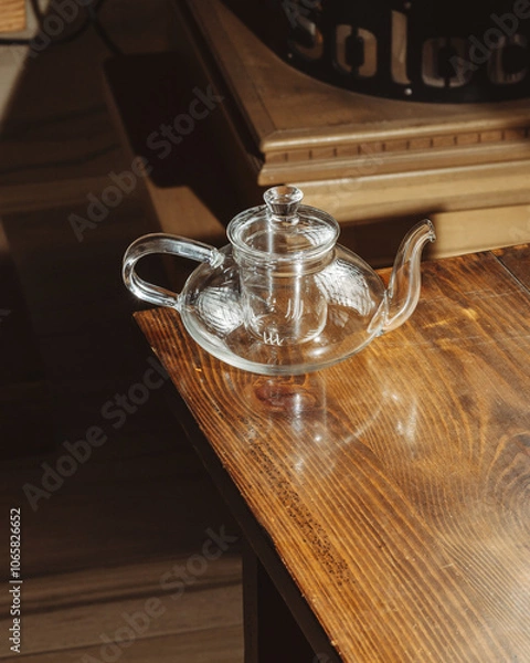 Fototapeta teapot and cup