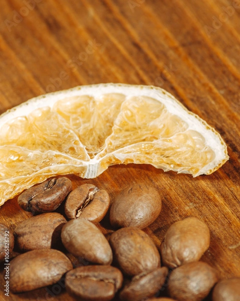 Fototapeta coffee beans on a spoon