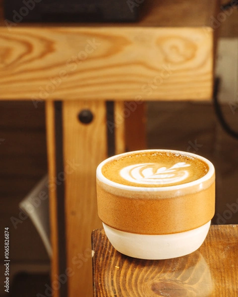 Fototapeta coffee cup on table