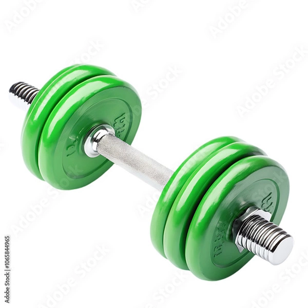Obraz Gym equipment isolated on transparent background 3d rendering illustration